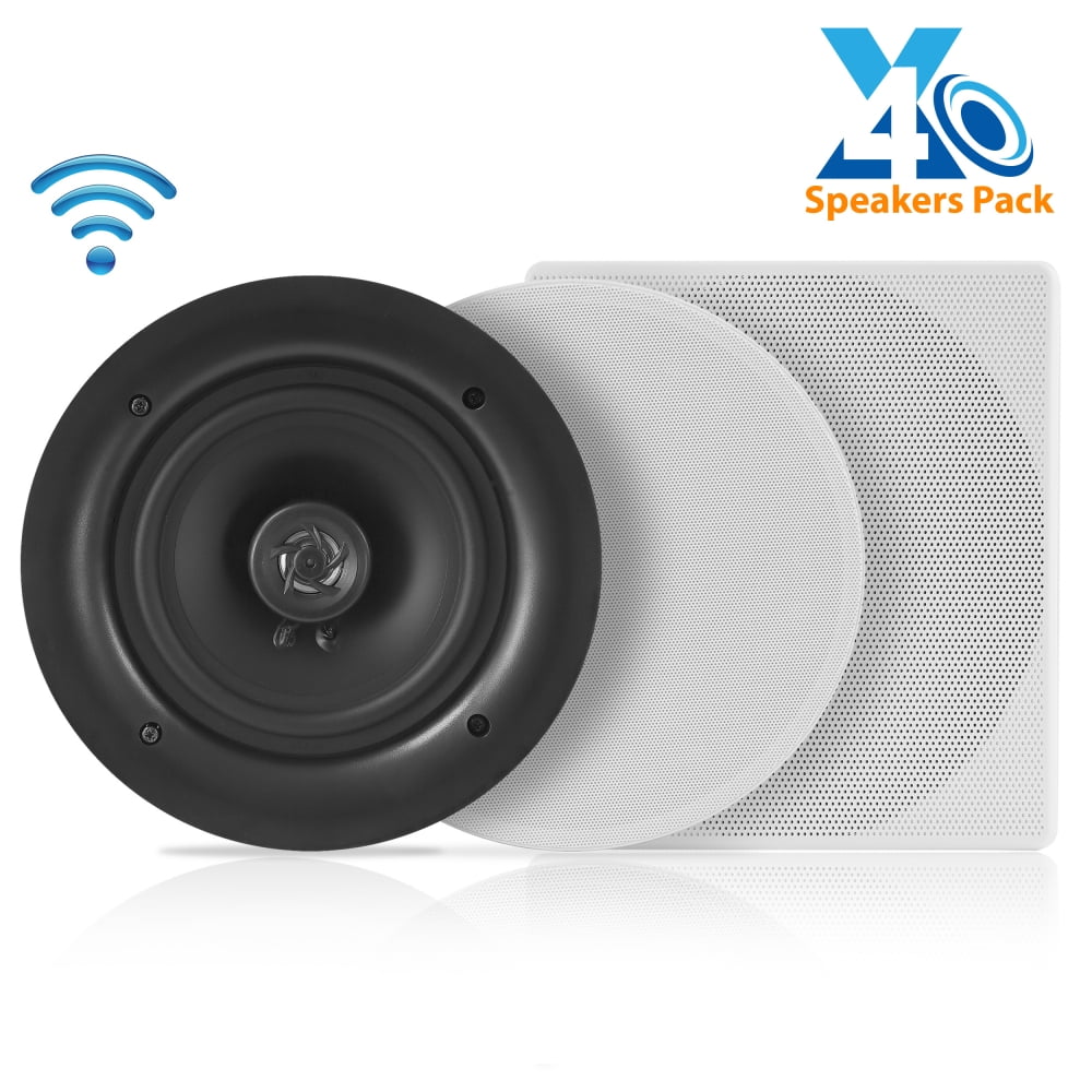 (8 Wall 6.5 Speakers Mount Bluetooth Flush Audio Pk) 200W Pyle 2 In Way Ceiling