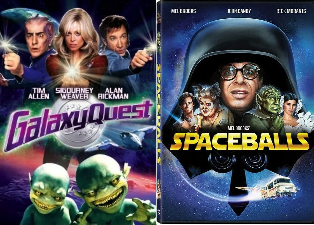Movie Art Feature Time Sci-FI Spaceballs Comedy Double & Galaxy Quest Card Includes