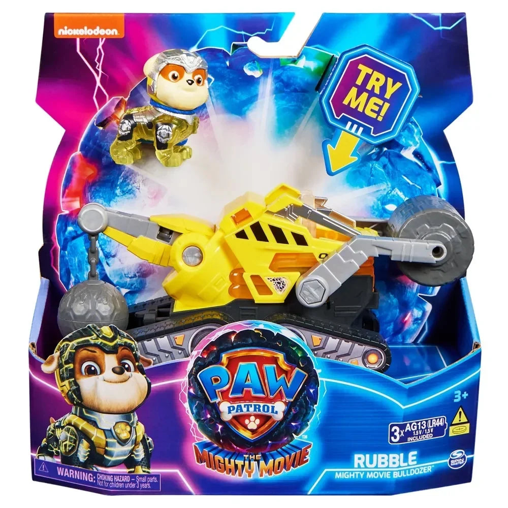 Truck Toy The Paw Patrol: Mighty Movie Figure Mighty with Rubble Pups Action