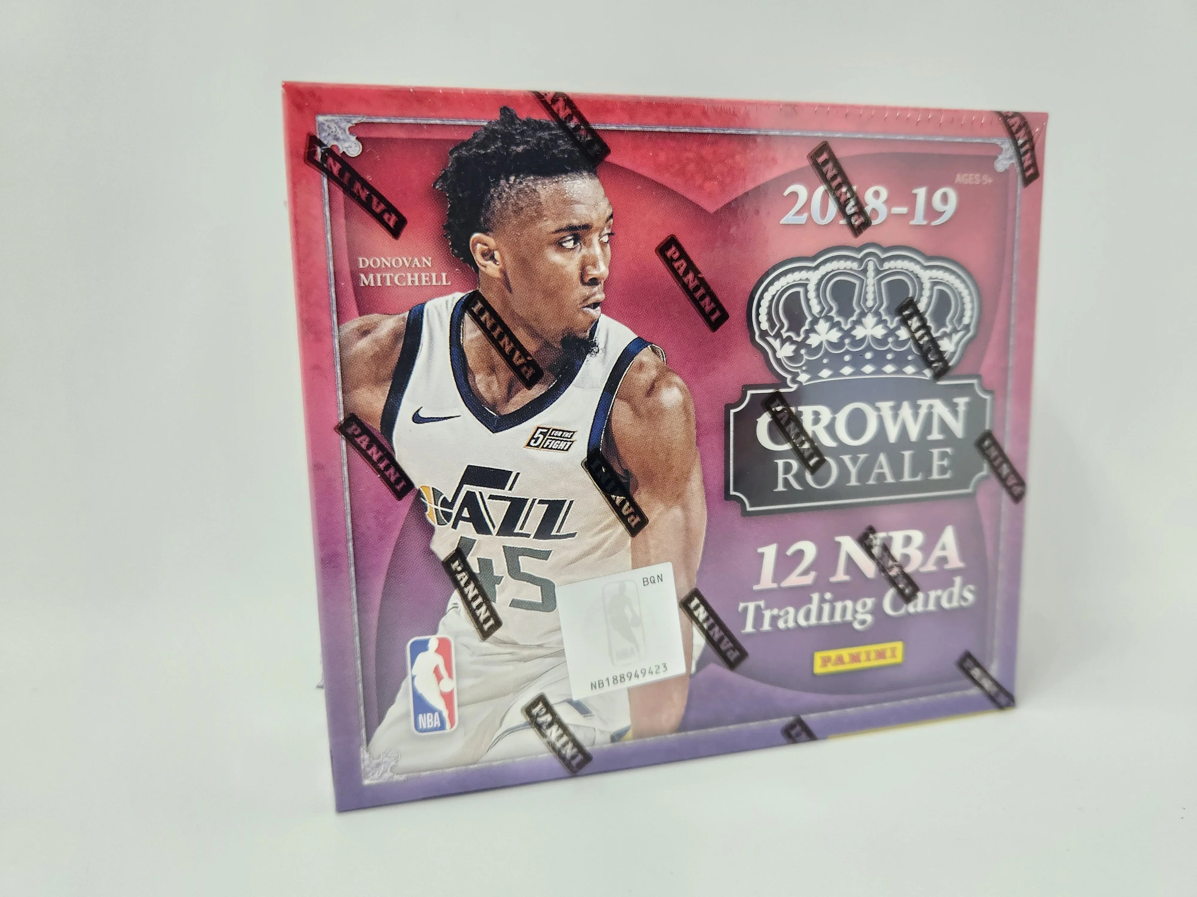 Box 1 12 Hobby Basketball autograph 2018-19 - Royale Panini Crown cards, NBA