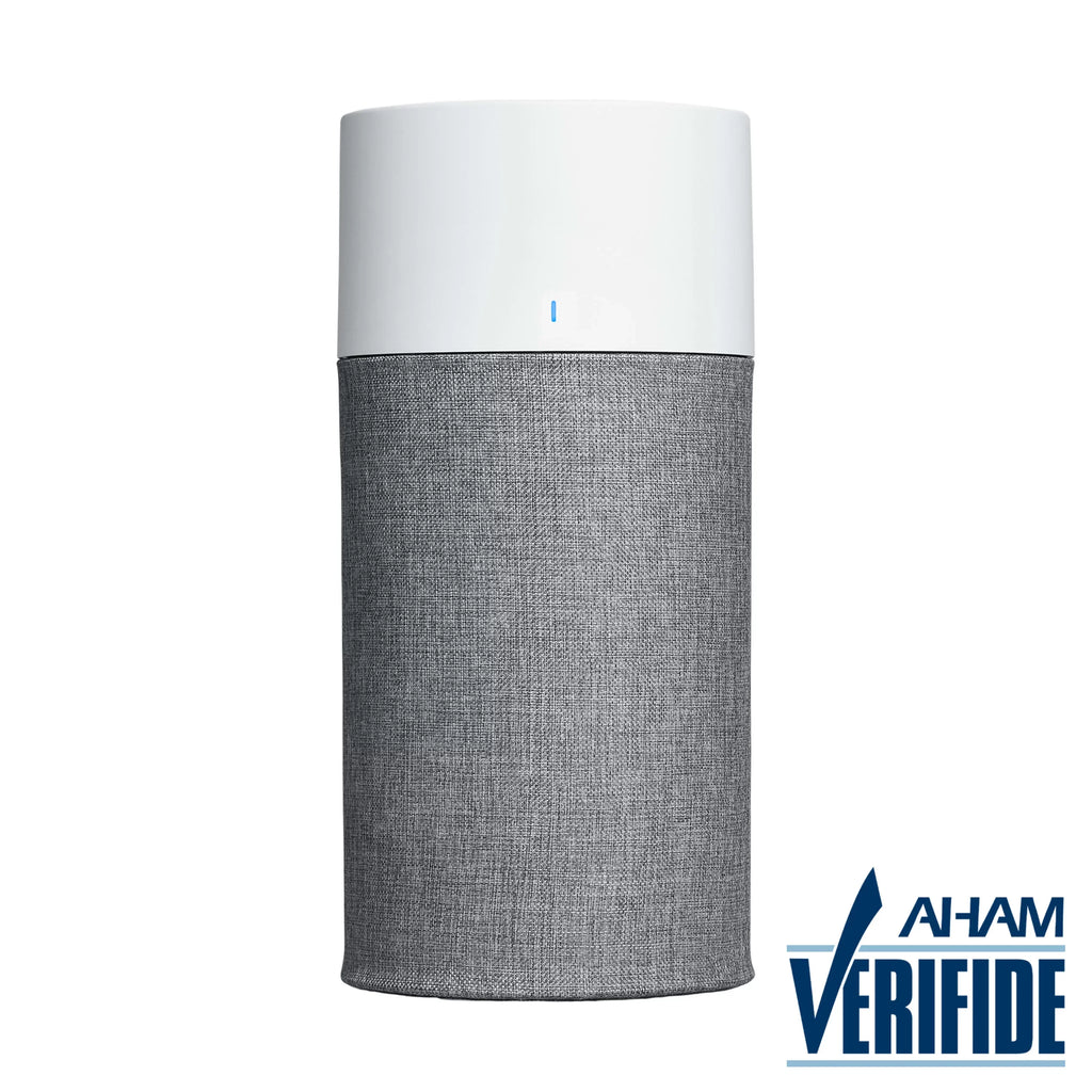 Room Air Smoke, Bacteria Purifier and with Dander, Blue Washable for HEPA Pure Allergies, Pollen, Viruses Dust, Blueair and Pre-Filter with Mode Pet 411 Silent Auto Small Technology Auto