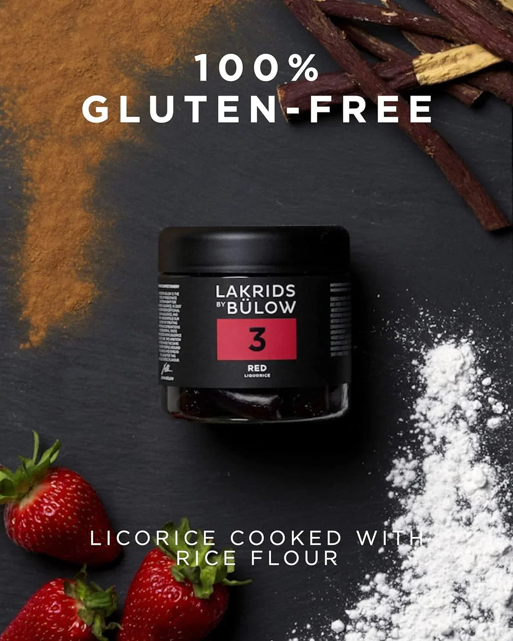Gelatine Licorice From Without & 3 Gluten OZ Denmark Licorice Vegan 5.29 Gourmet Red