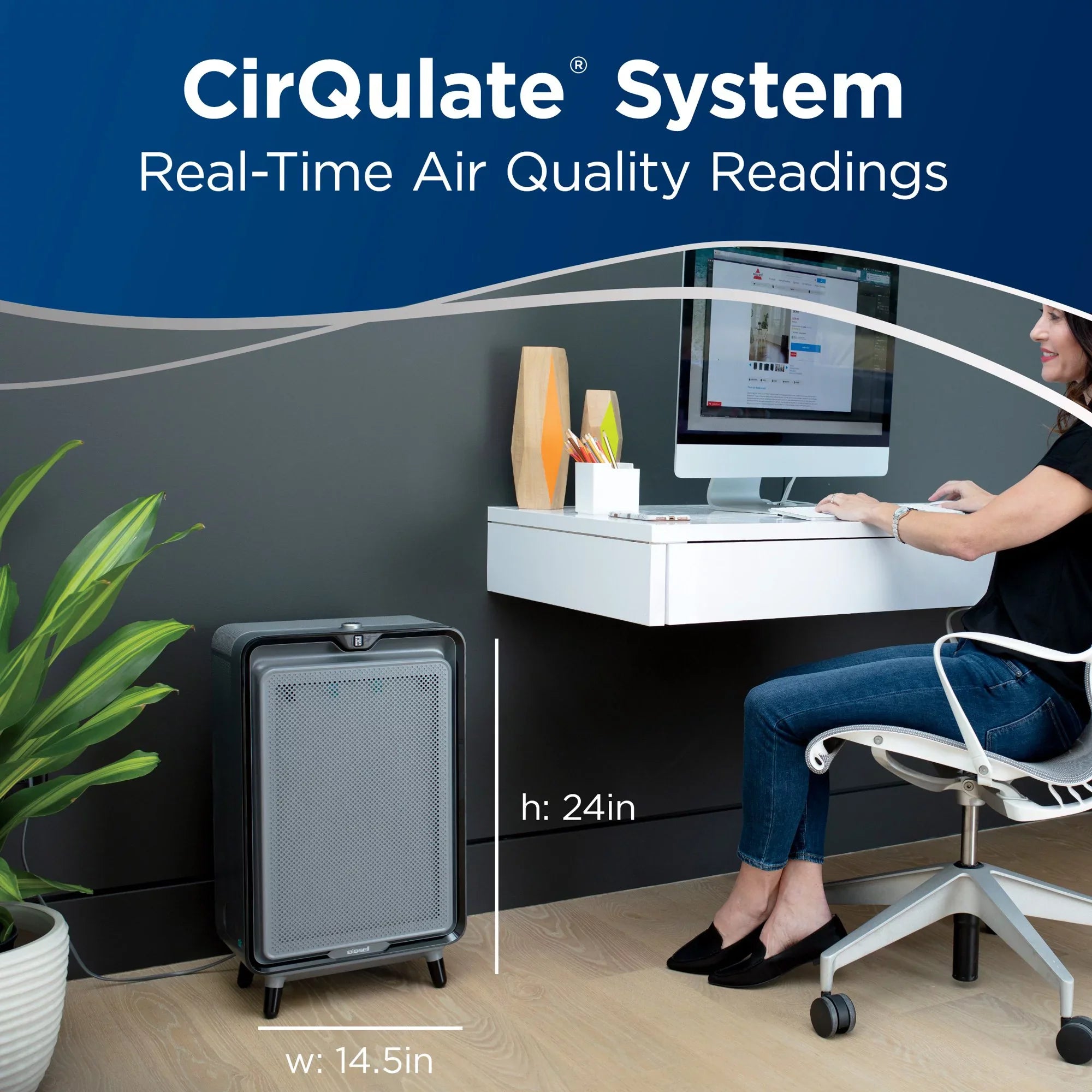 to Purifier 266 air200 ft., sq. for Air rooms BISSELL up AeroFresh 3330W