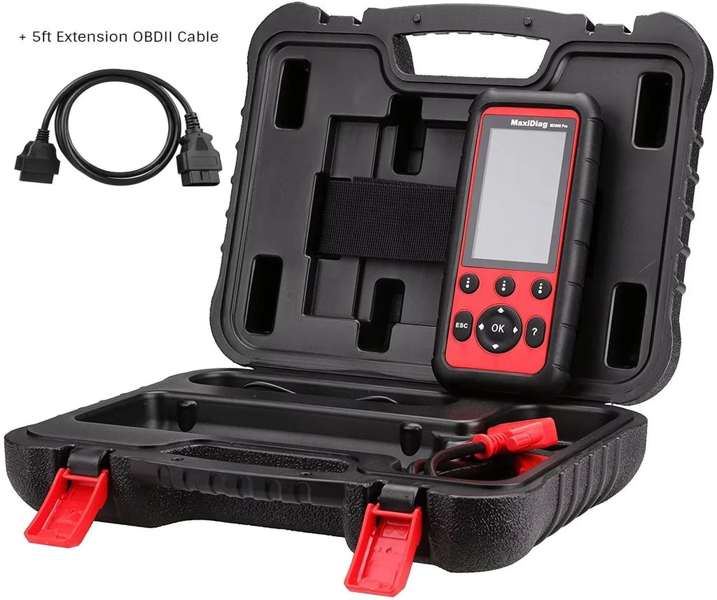 Scanner AL329 Battery Reset Extension EPB 7 Cable MD806 Reset MD802 DTC AL529 AL629 Pro AL609 MaxiDiag SAS Reader OBD2 Upgraded MD808 Code Features Read/Clear Special Oil With Autel BMS Codes Lookup