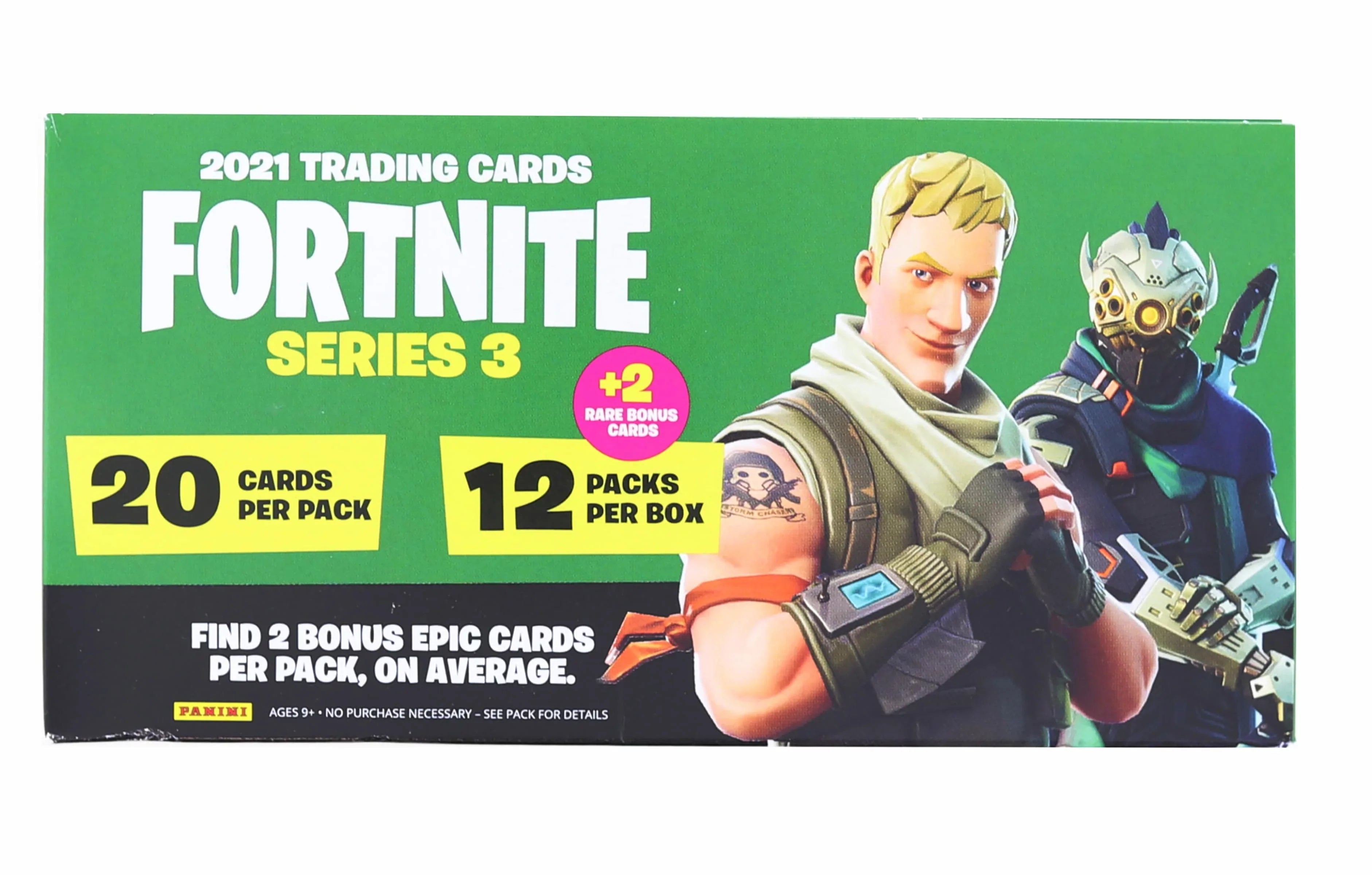 Pack 12 Fat 3 Series Box Trading Packs | Fortnite Cards