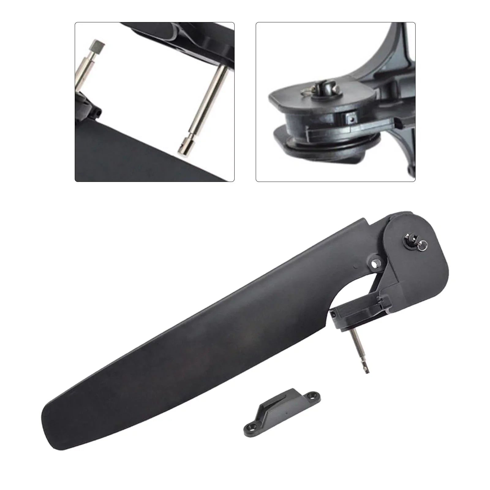 Kayak for Sea Fishing 80mm Universal Rudder pin Fixation Tail Kayak Angling Part Steering Canoe System Tackle Tackle Adjustable Boat Nylon