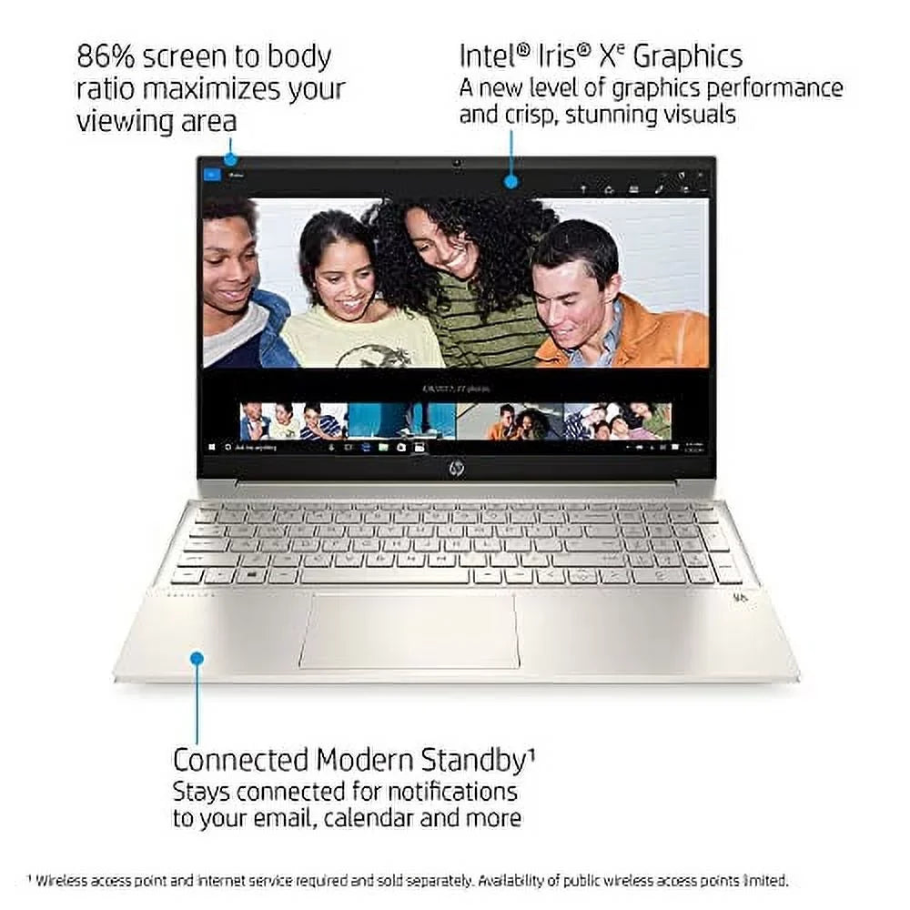 32GB Backlit Core Touchscreen w/ Iris USB-C 11th 2TB WiFi-6 64GB HDMI Gen FHD 15.6" Intel Windows Keyboard Pro 2022 Laptop USB i7-1165G7 Pavilion DDR4 RATZK 11 SSD HP Bluetooth Graphics Xe NVMe