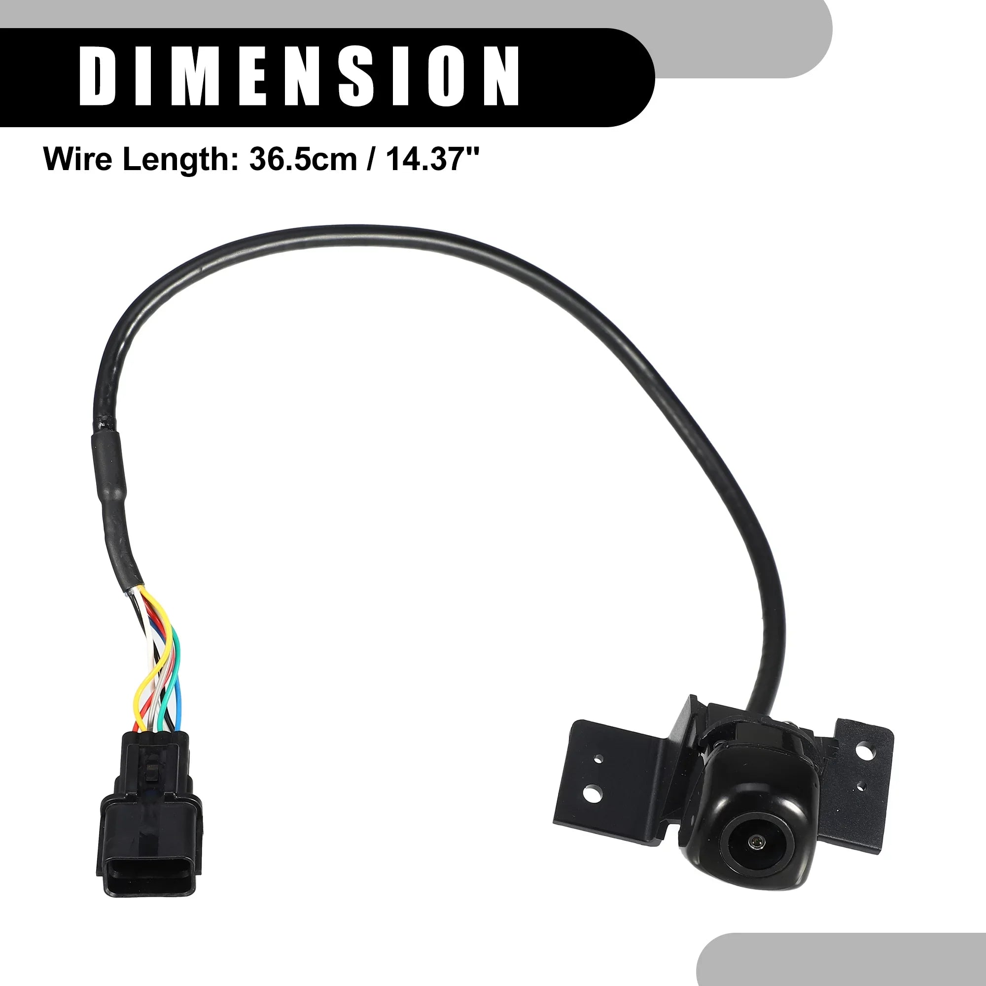 Plastic Black Up Hyundai View Tucson Camera Rear for No.95760-D3001 Back Car 2016-2018