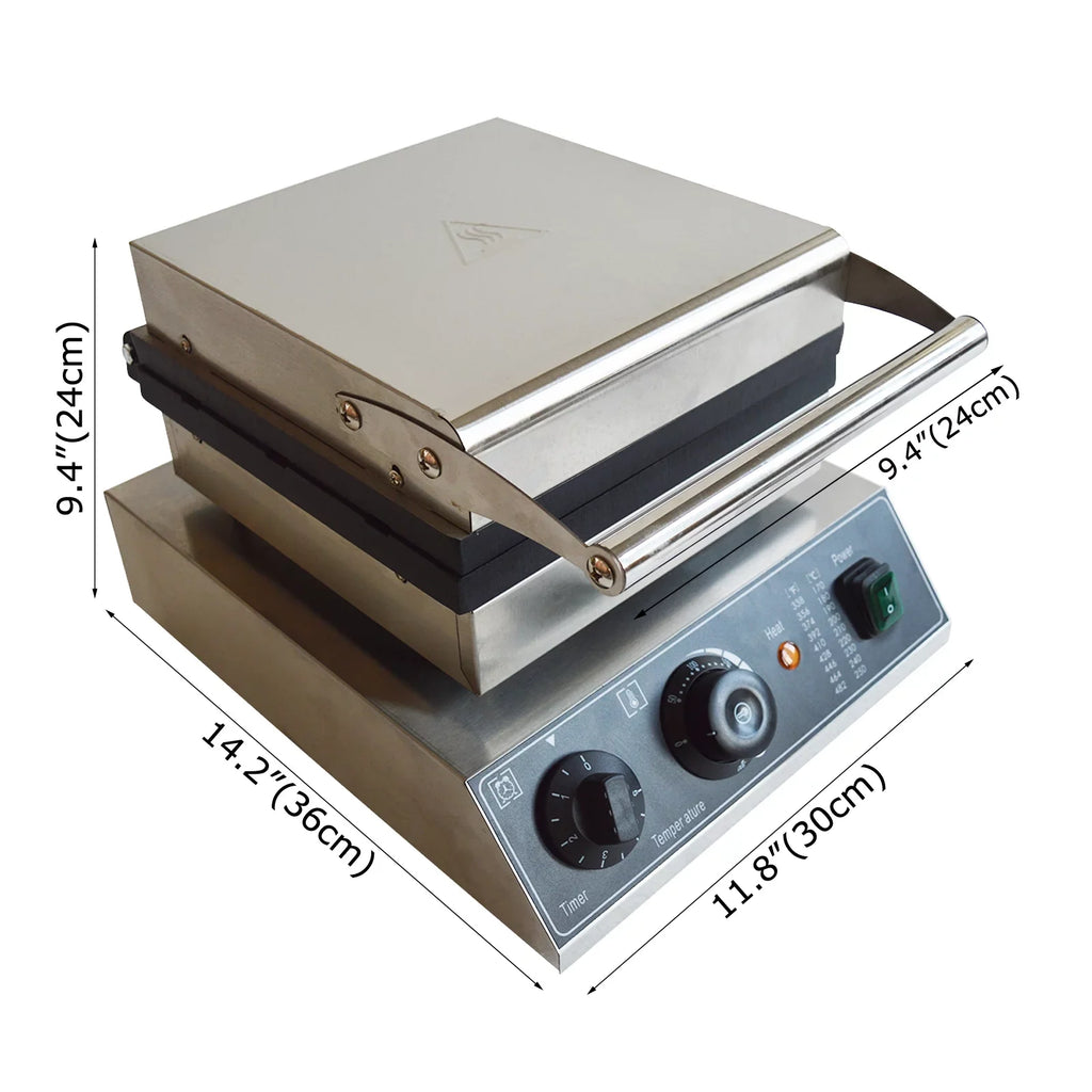 Oven Baking Six Electric Nonstick INTSUPERMAI Grid 6Pcs Scones Machine Keli Grid Waffle Commercial Machine