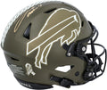 Allen Salute 2022 - Service Certified Authentic Riddell Helmet Bills Josh Speed To Buffalo Authentic Fanatics Autographed