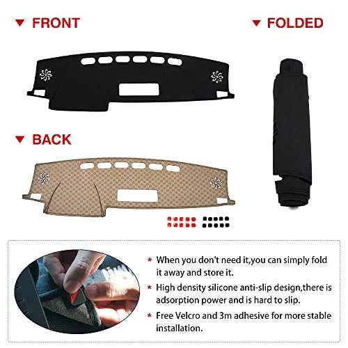 Cover Dashboard No Mat Cartist 2013-2018 Mat Sunshade Protector Suede Nonslip RAV4 Dash Glare Dash Toyota for