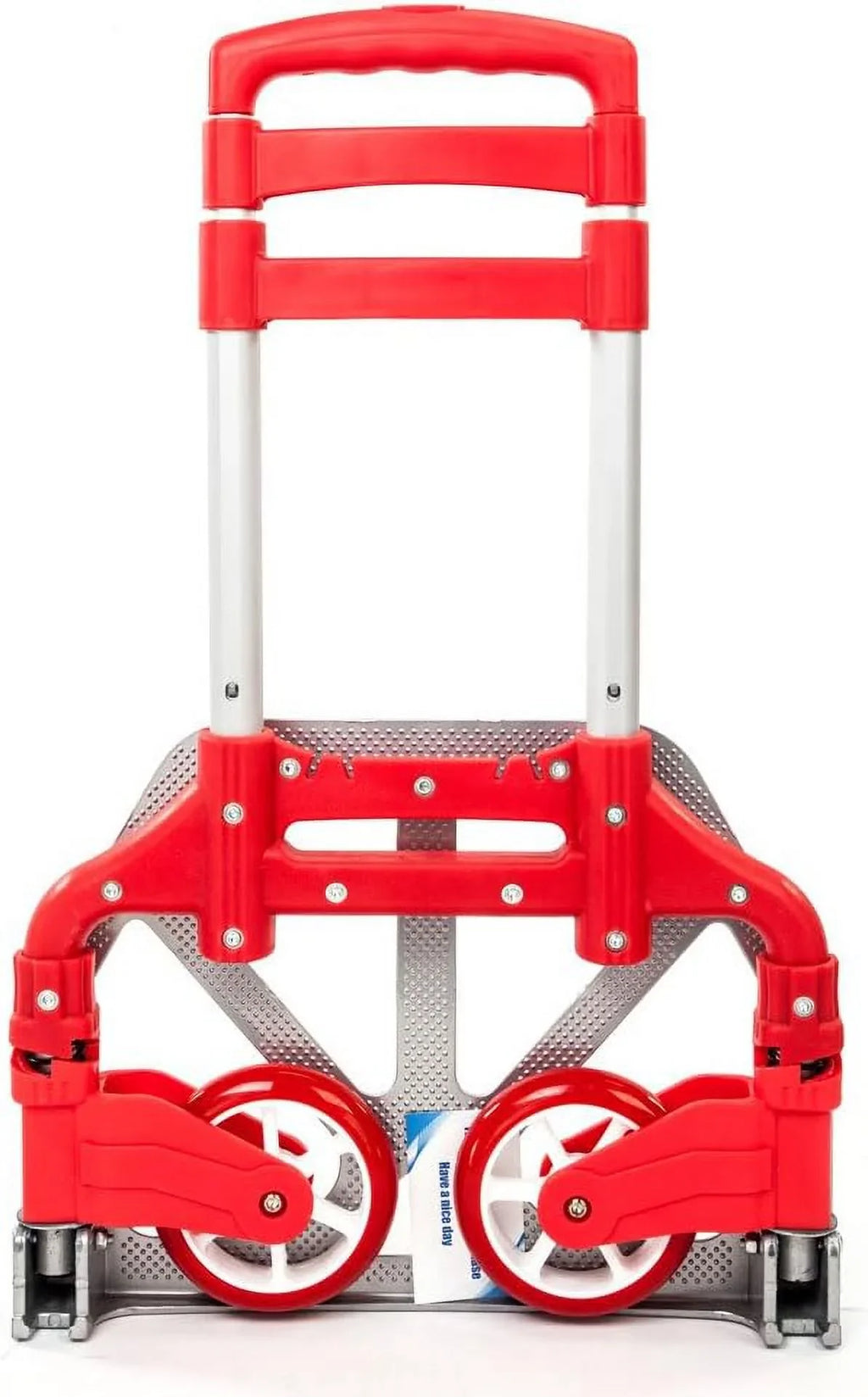 Hand Portable Collapsible Auto, Truck,Hand Folding Use lbs (75kg) Luggage Cart Home, for Office,Travel Dolly and Aluminium Push (Red) 165.35 Trolley