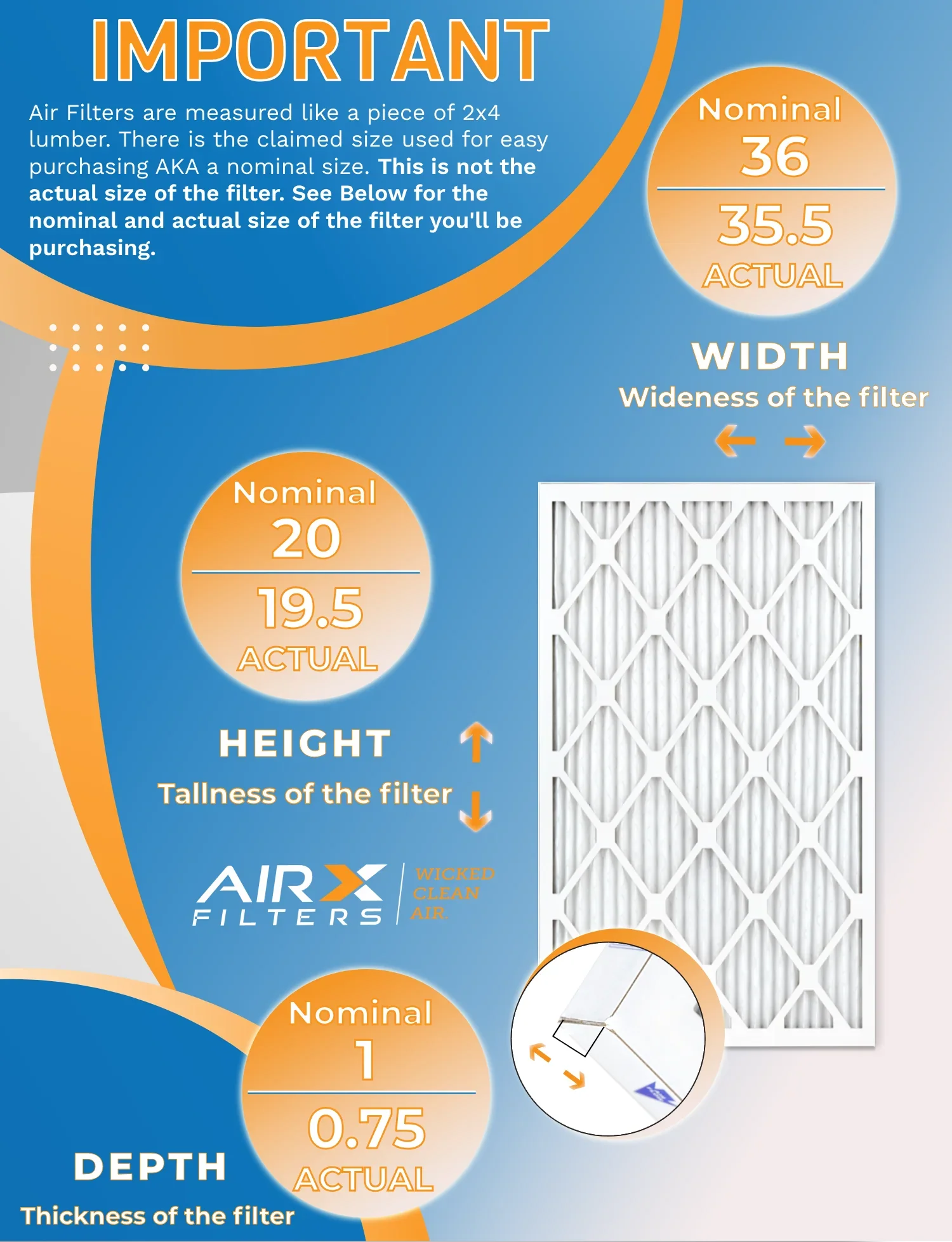 FILTERS in - MPR MERV Filters Air 700 Made 12 Filter Rating, of CLEAN AIR. FPR 8 to 20x36x1 Pack Furnace by Comparable WICKED AIRX USA 5 &