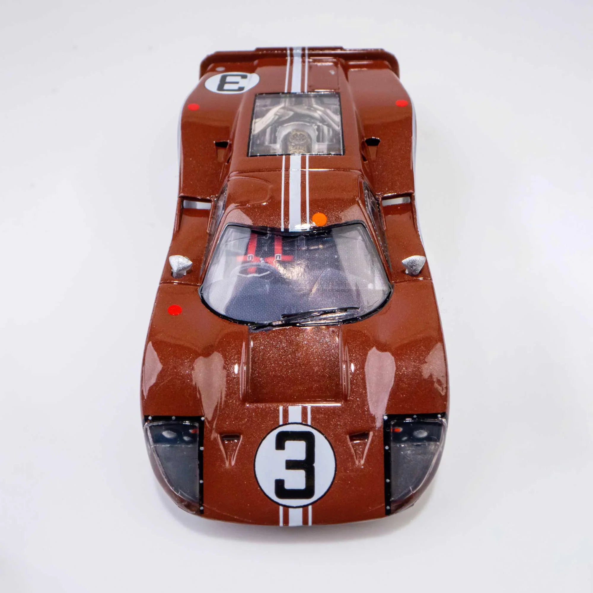 Racing LeMans Car IV GT40 Slot Scale Mark No.3 AFX HO