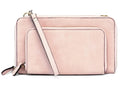 Mini Barely Pink, Women's Joy Wristlet Zip One-dimension Susan Brushed Bag, Convertible