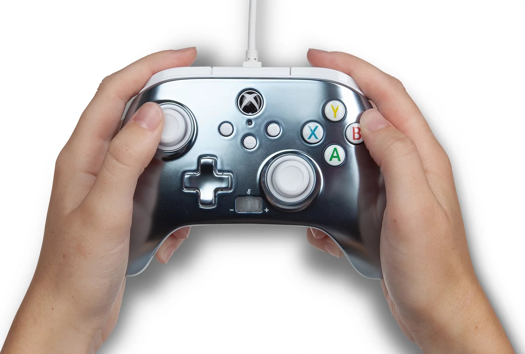 PowerA Controller Xbox Series Metallic Wired Ice X|S - Enhanced for