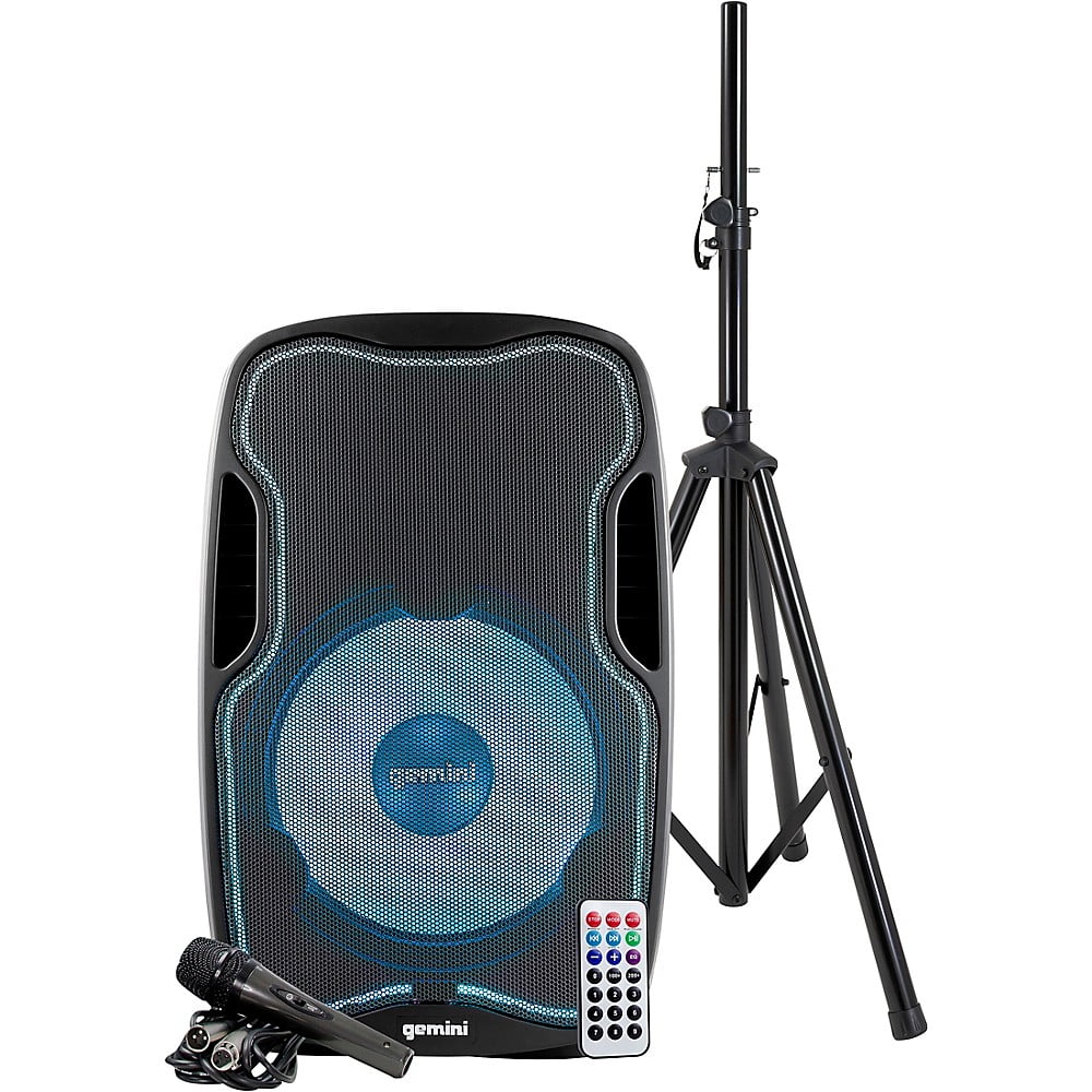 2,000W Powered 15" Gemini Speaker PA-15LMKII