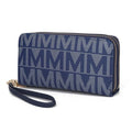 M Signature MKF K. Danielle Wallet Mia Collection Navy by Wristlet - Milan
