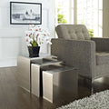 Silver Table in Modway Rush Nesting