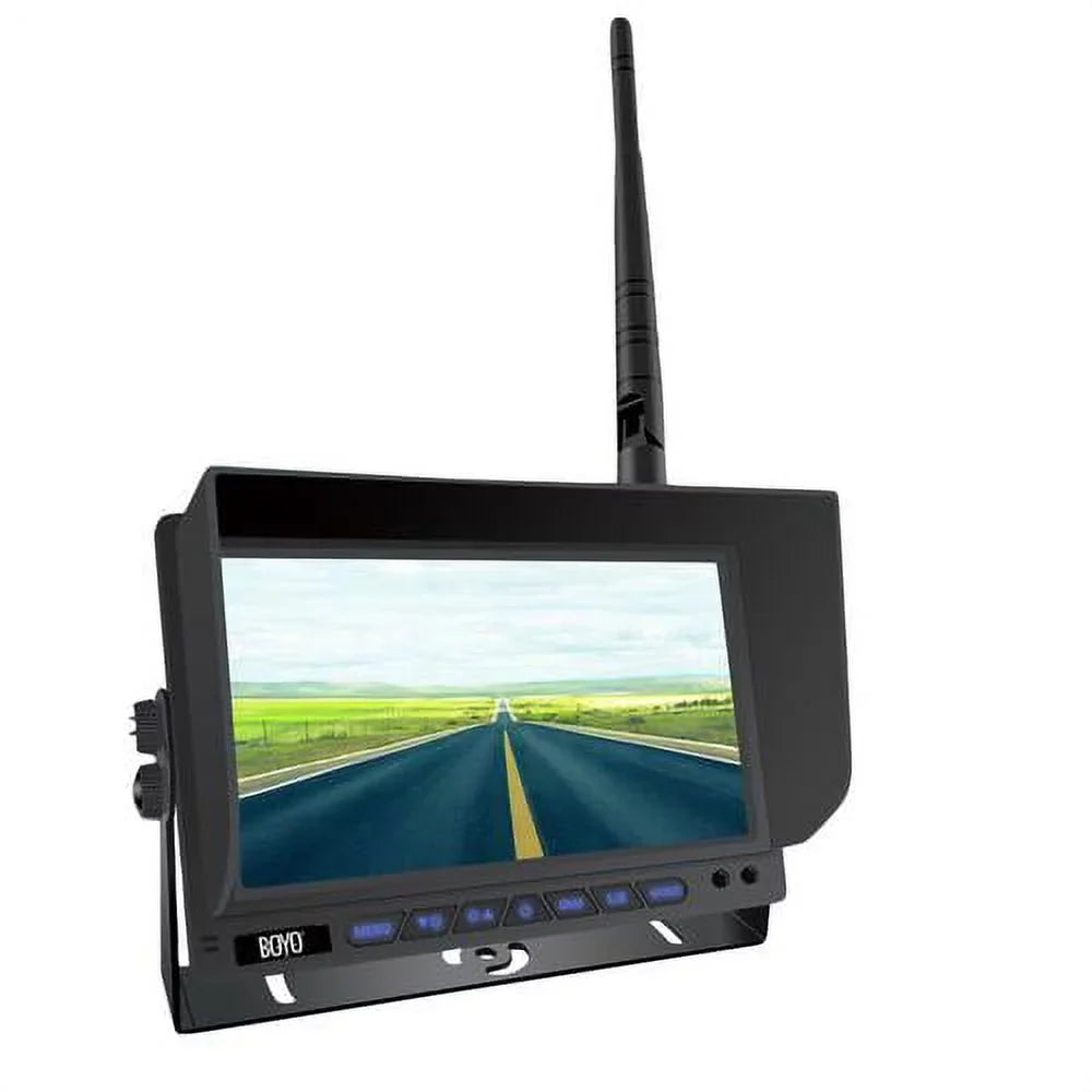 Camera Monitor Friendly 7” VTC701AHD with Camera Backup (Installation Van and System Car, Design) and Vehicle AHD SUV Backup for BOYO Truck,