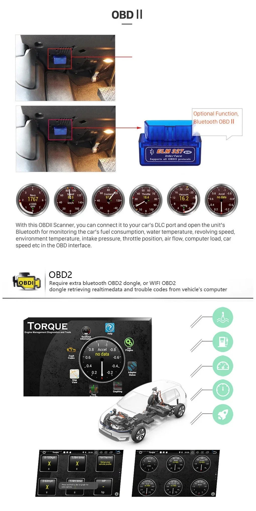 2+32GB Receiver Din Car 1280*720 10.1" WiFi Android Carplay USB Backup Android IPS AHD Stereo Bluetooth Radio Wireless Auto Navigation Double GPS Screen FM/RDS Camera