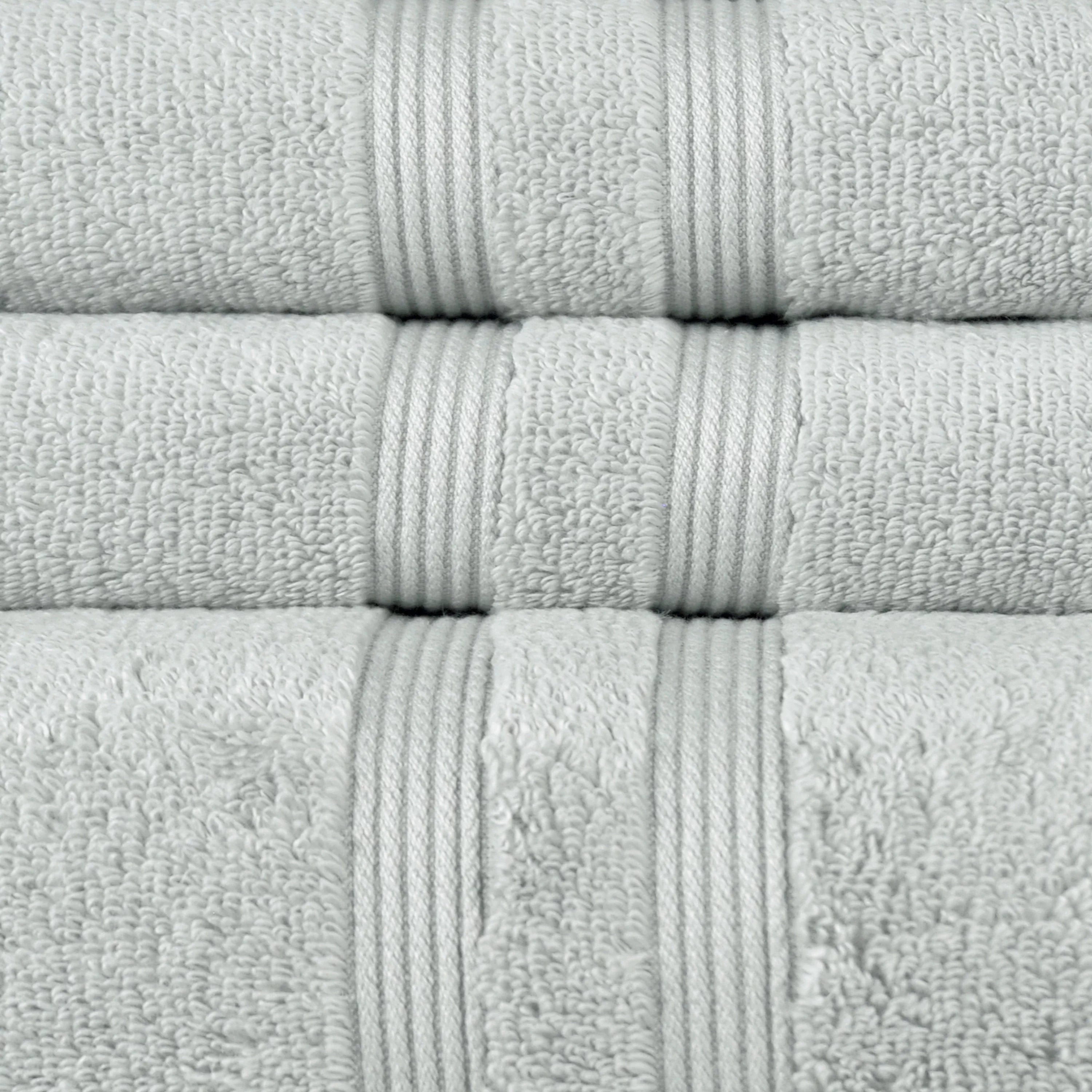 Set, Piece Performance Towel Mainstays 6 Solid Silver