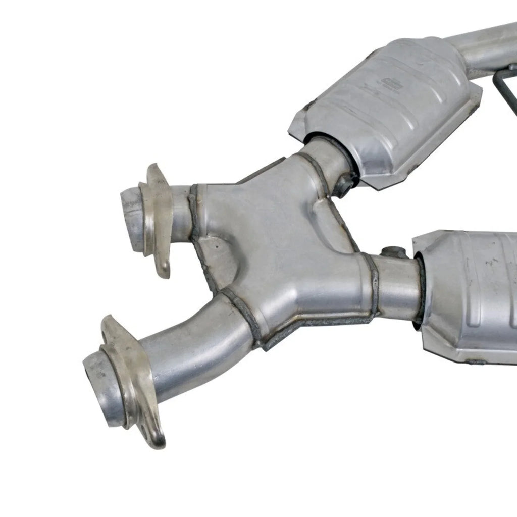 96-98 GT Converters Catalytic 1996-1998 X 4.6 Mustang With - MUSTANG Fits Pipe High 2-1/2 Flow select: BBK