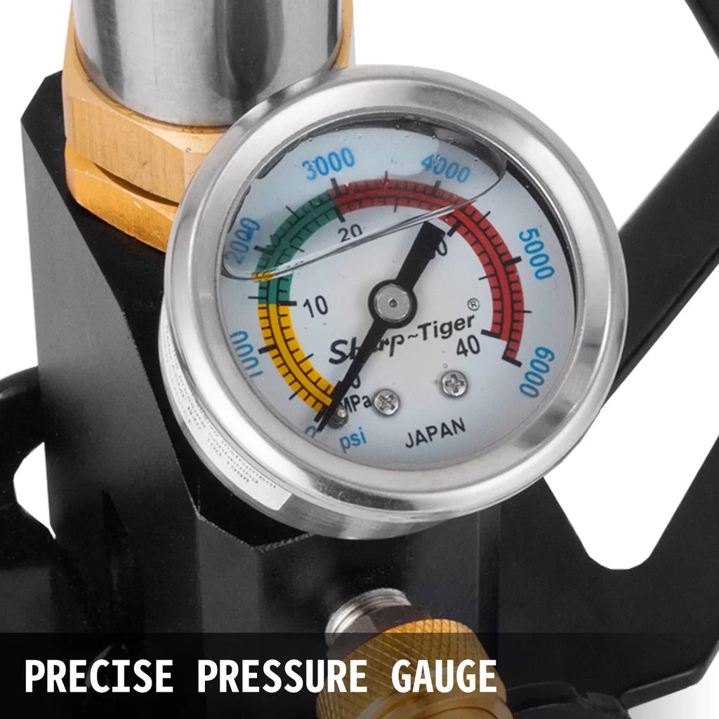 4500PSI Air 3 Pump Gun Rifle Filling Charging PCP Hand Pump Stage Stirrup New Black BENTISM