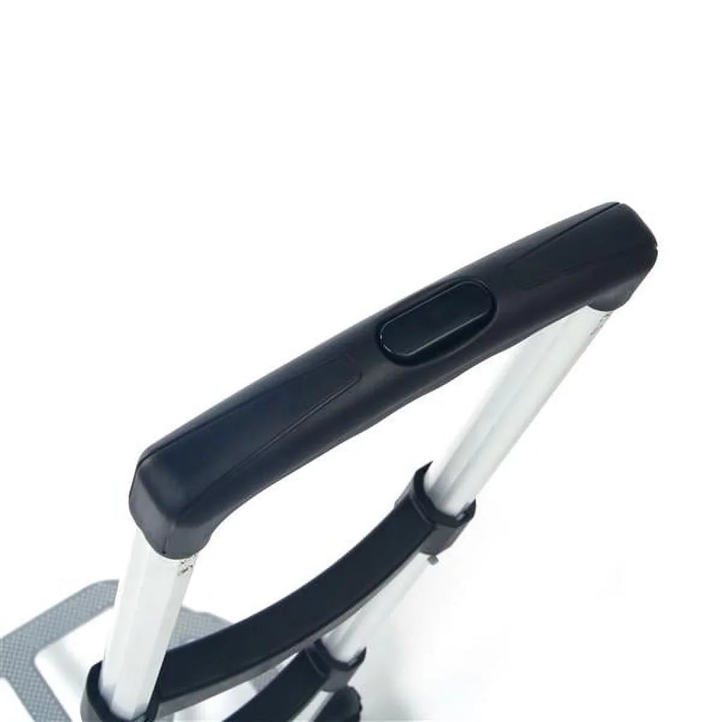 Trolley Aluminum Portable foldable Portable Truck black luggage Push Collapsible cart trolley Cart trolley Folding telescopic Black Dolly