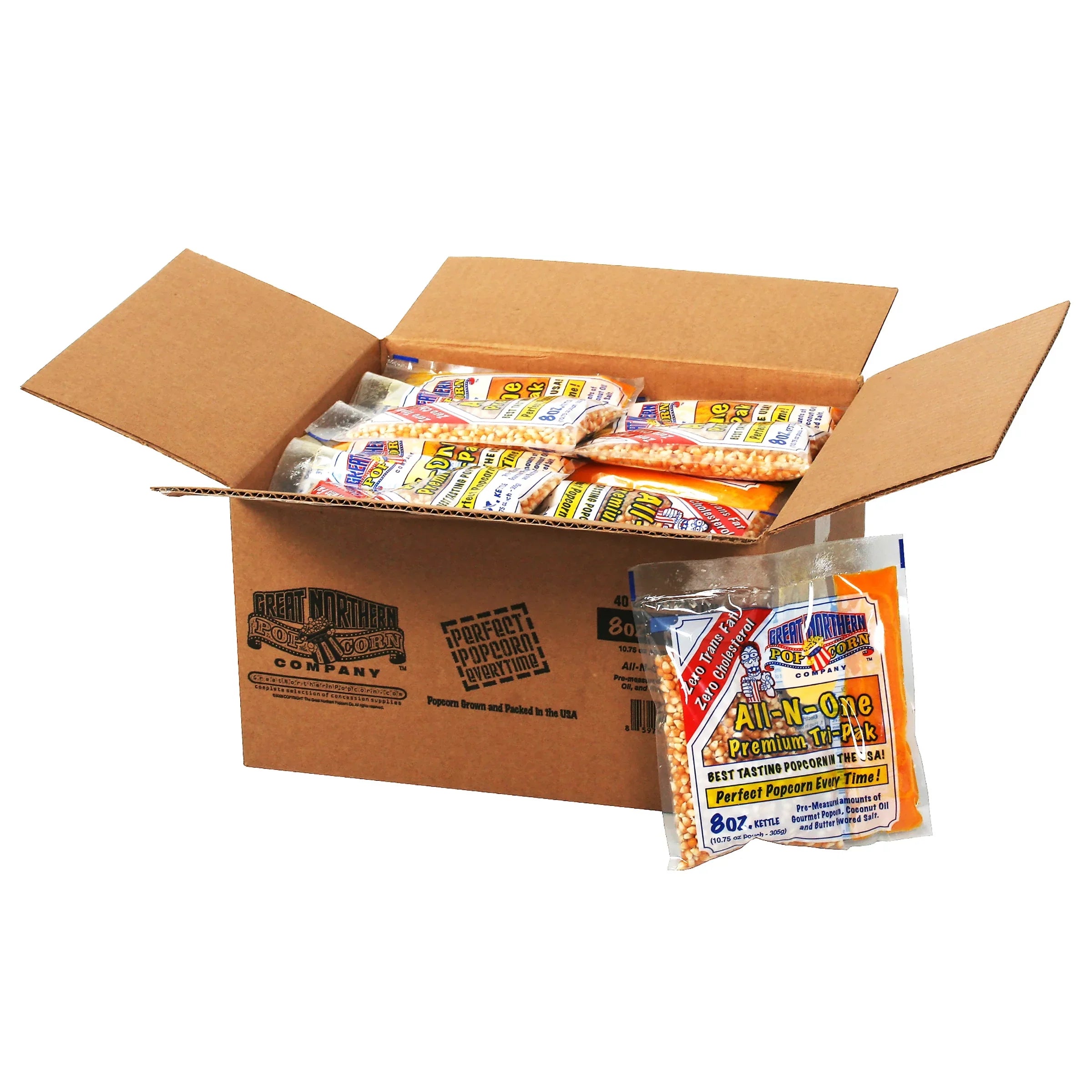 Northern 8 of Popcorn Popcorn Packs, 40 Portion Great Case Premium Ounce
