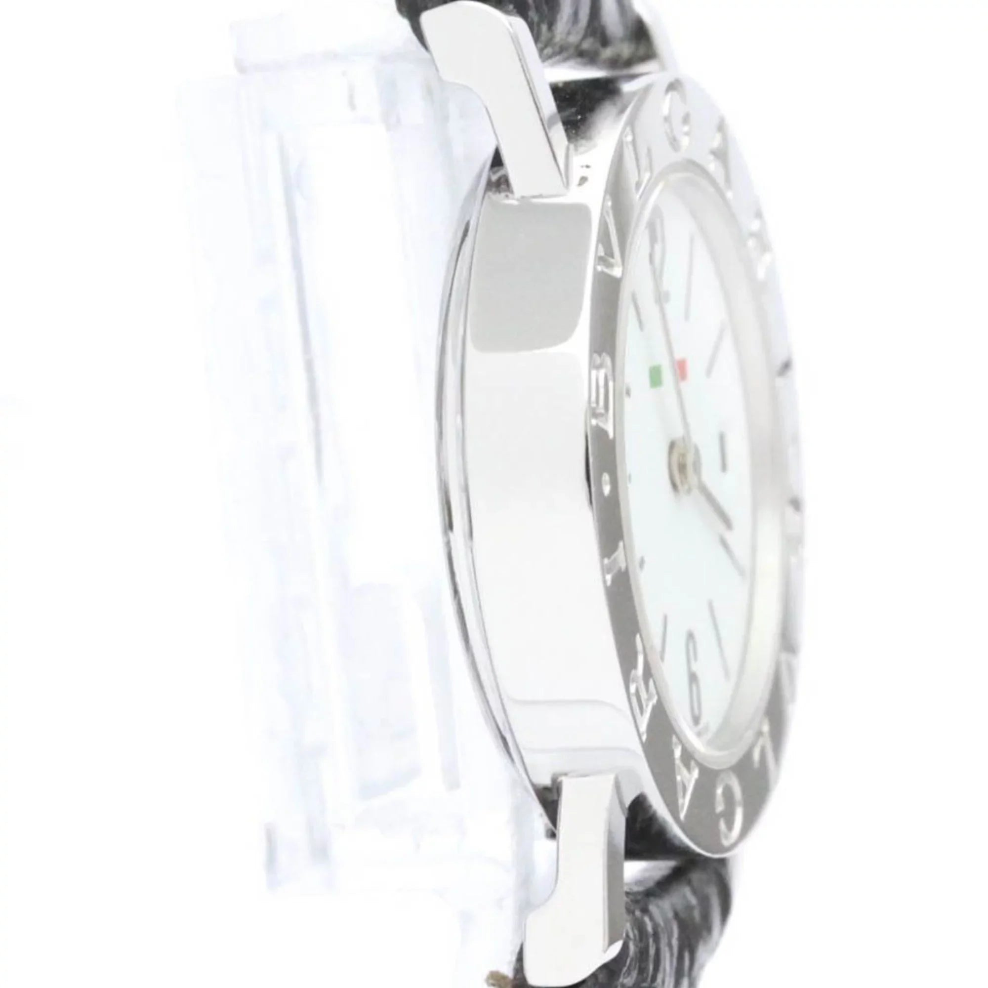 Polished BVLGARI-BVLGARI BF558550 BB26SL Quartz Steel Pre-Owned (Good) Ladies BVLGARI Watch