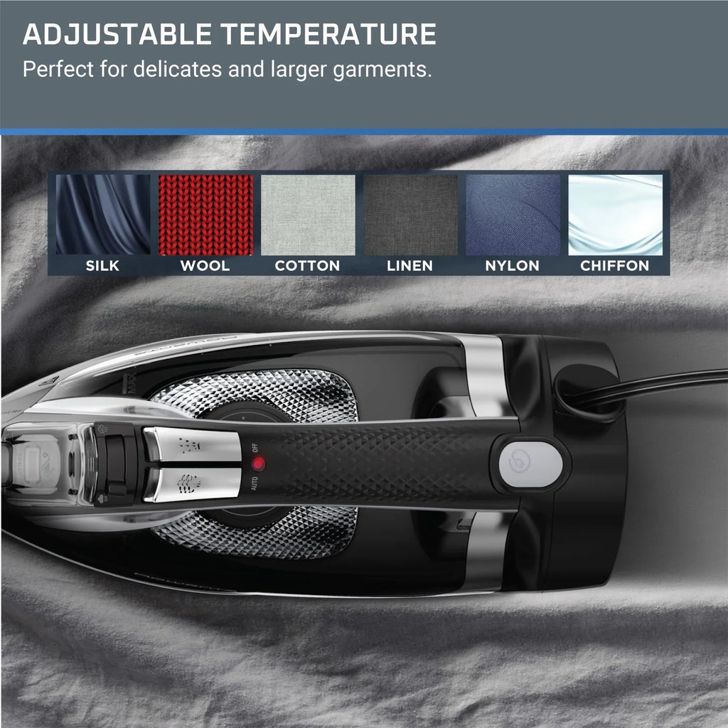 Black Rowenta Cordreel Accessteam Iron,