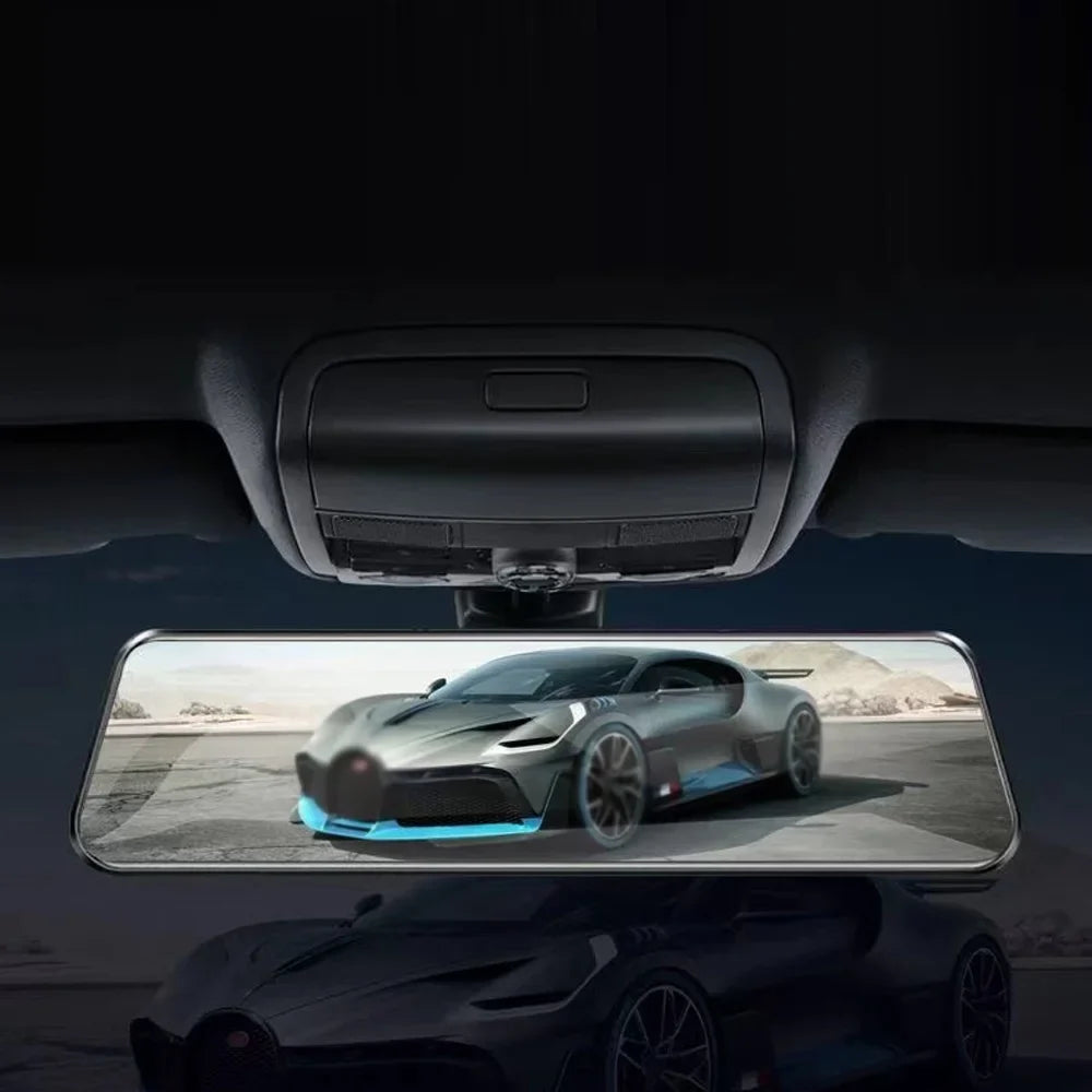 Cam 9.66 170° Touchscreen, Detection Inch Full Tomshoo Dual Motion Angle, Camera with Wide Dash