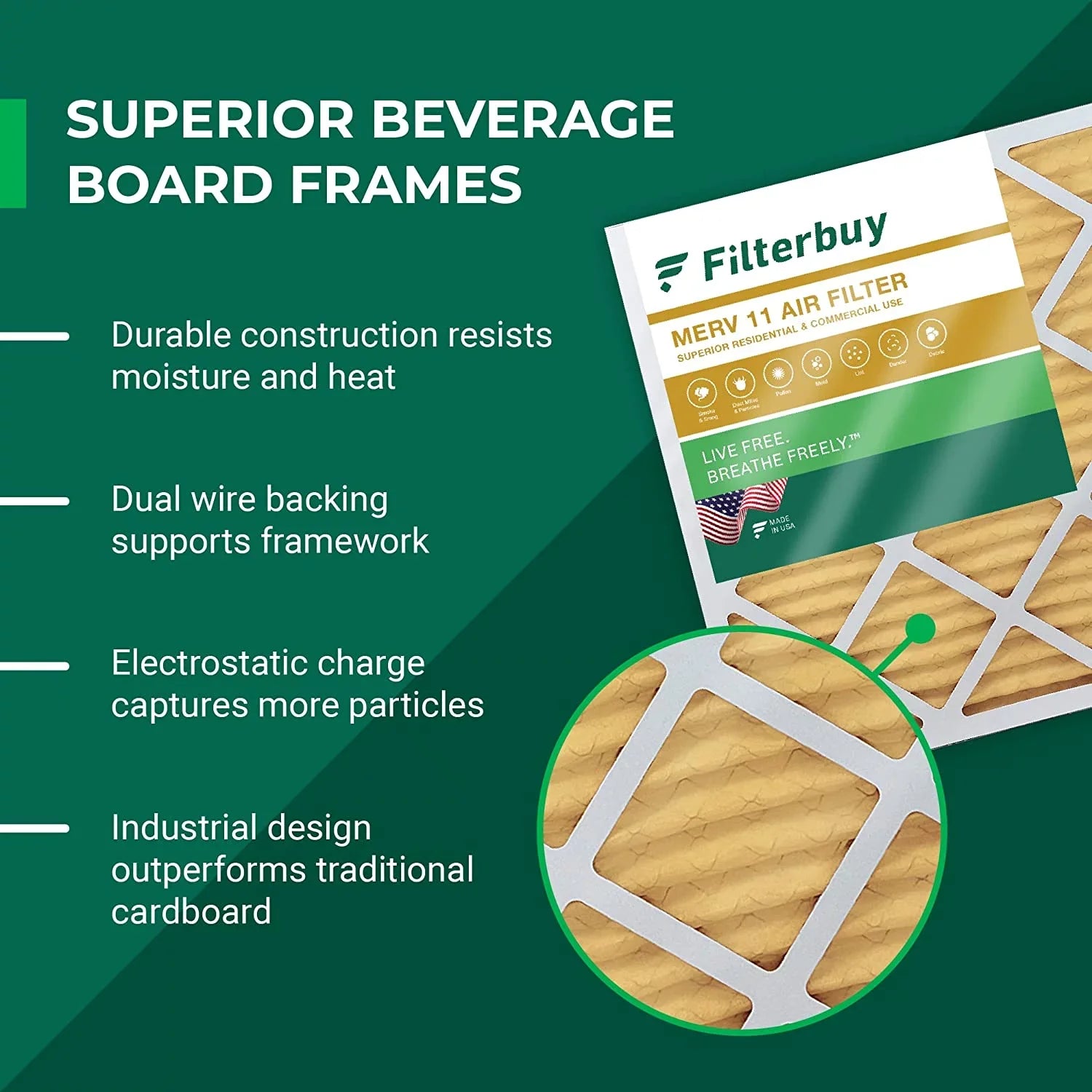 Air 11 20x32x2 Furnace Filterbuy AC (4-Pack) MERV Pleated HVAC Filters