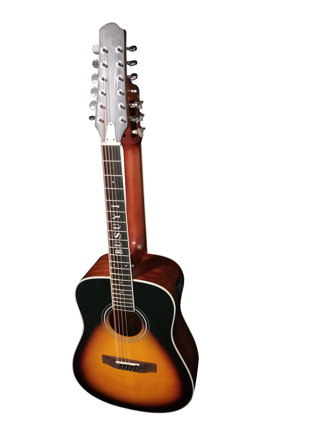 12/6 Sided Double Double Neck, Guitar 2021 Strings Sunset Acoustic PT Busuyi