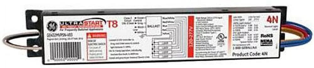 100-3-Percent Dimming Start Lighting 0-10V T8 Programmed 0-10-Volt UltraStart GE432MVPS-N-V03W 62044 Fluorescent GE Rapid T8 Electronic Lamps