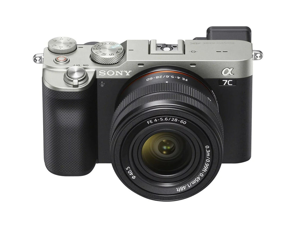 FE a7C Lens with (Silver) Bundle Alpha Camera Mirrorless Essentials 28-60mm