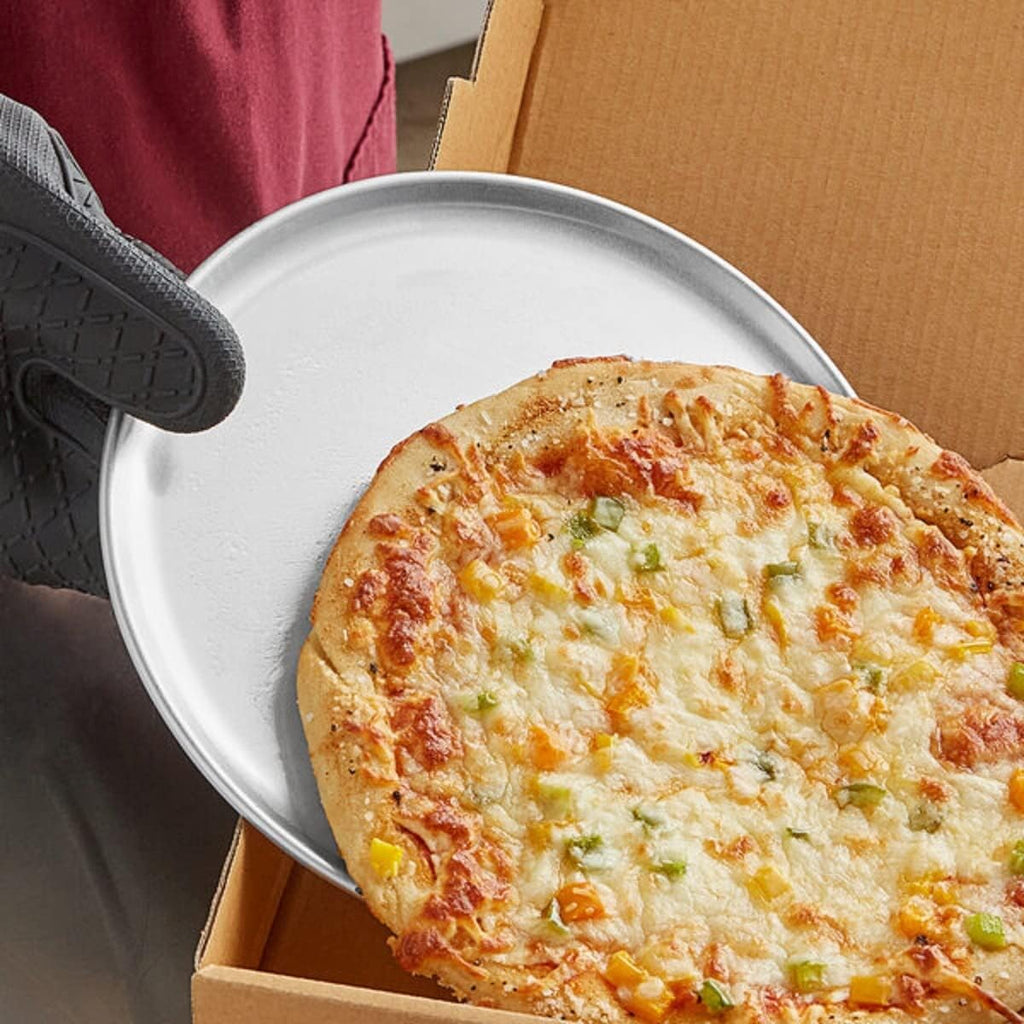 for Restaurants design Round TrueCraftware- & - Kitchen Tray 6 Set Round Bakeware Pan Pizza Pizza 10” Tray of Coupe Baking Tray Home Pizzeria Aluminum Pan Tray Baking Pizza