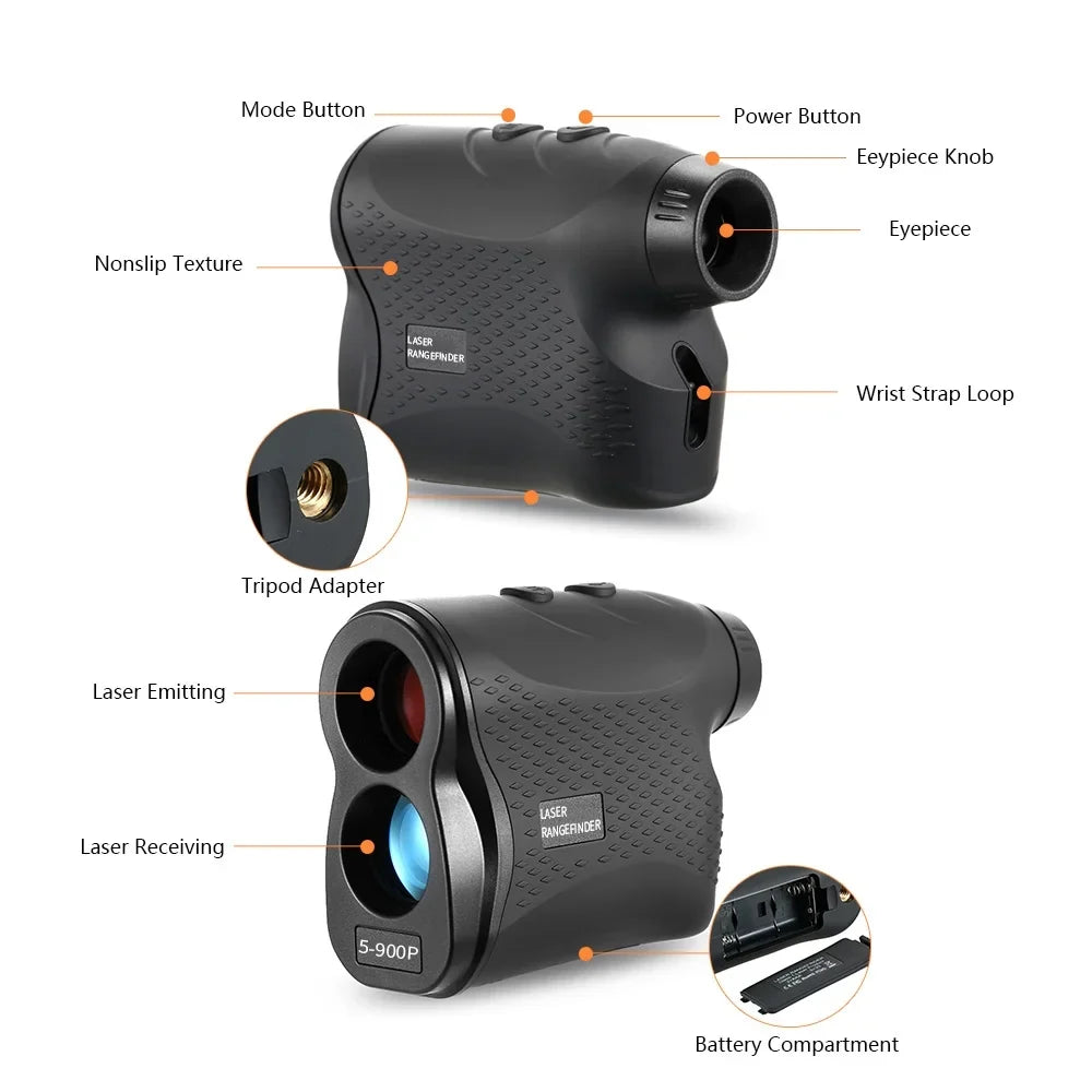 / Speed / Measurement Distance Rangefinders,Tester Speed Distance Meter Tester / Telescope 600m Meter Siuke Adben Tester Speed Mewmewcat / 900m moobody 500m Measurement 600m