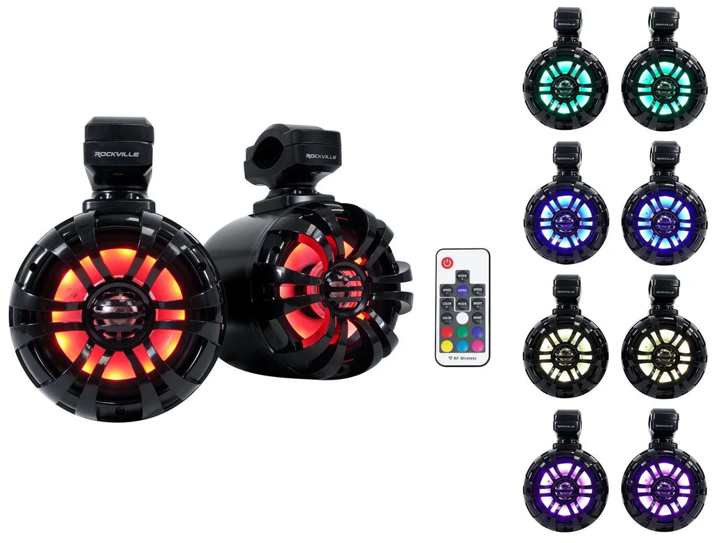 XP900 Pods+LED Memphis Tower RNGR65FE Speakers+Amp Ranger For 2) Polaris 2013-17