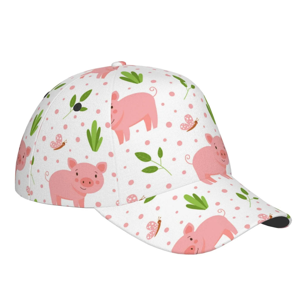 Funny Pigs Cap For Men/Women,Unstructured/Cotton Lukts Hat Little