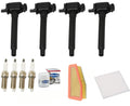 Cherokee Tune Up Ignition Jeep Coils Plugs Kit 2020 For & 2.4L Spark Filters