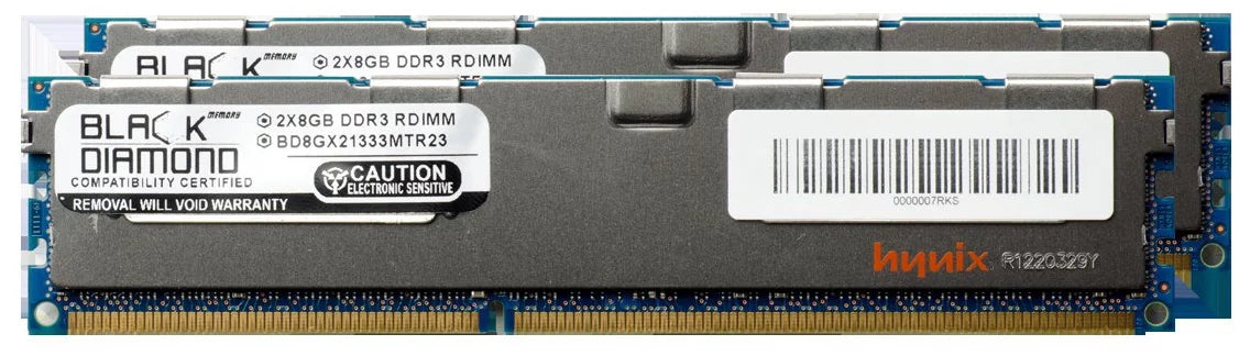 16GB Memory Upgrade RDIMM RAM 5000 for 2X8GB Black Memory 1333MHz SuperMicro DDR3 240pin SuperServer PC3-10600 Module Diamond 5016I-NTF