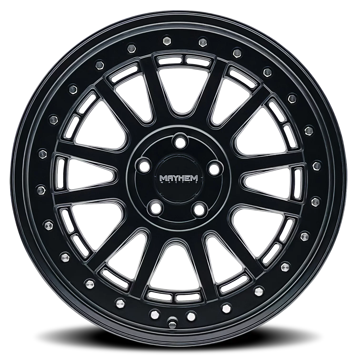 Black 6x5.5 20x9 Matte (0mm) Compass Wheel 8305 Mayhem