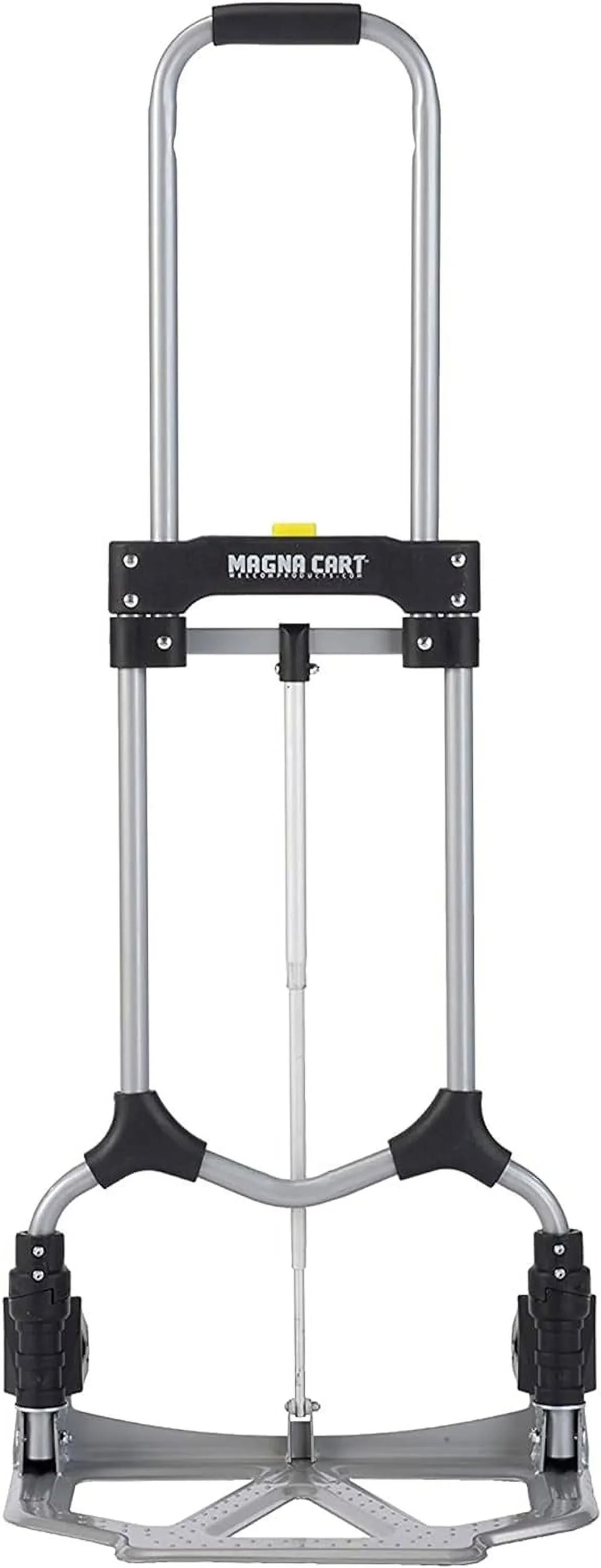 Cart Hand Handle, (2 MCI Luggage Capacity Silver/Black W/Telescoping 160Lb Steel Truck Folding Personal Pack)