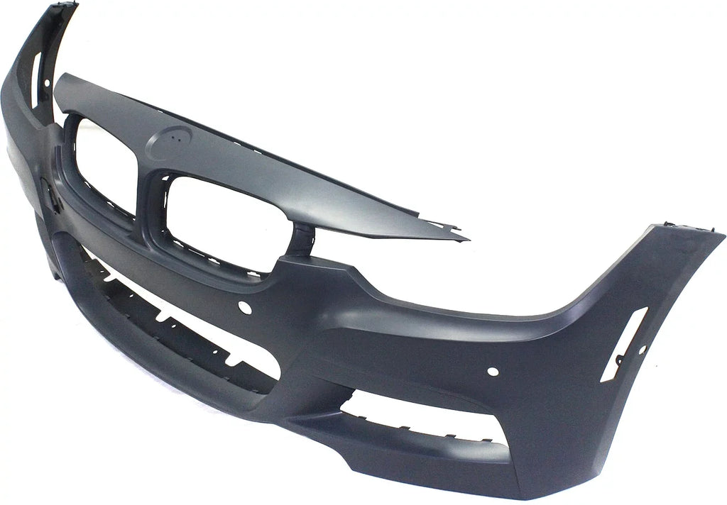Compatible with 2013-2018 Sedan/Wagon BUMPER with COVER Line For Sport 3-SERIES Front Holes/Camera Primed PDC Sensor M