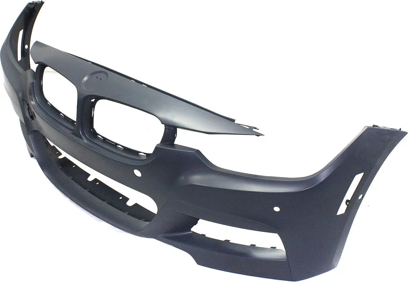 Compatible with 2013-2018 Sedan/Wagon BUMPER with COVER Line For Sport 3-SERIES Front Holes/Camera Primed PDC Sensor M