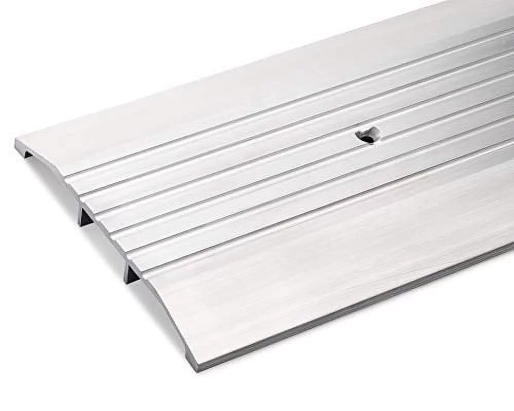 High 3/4" 1/2" Aluminum Wide (48 x Long) Threshold Corrugated 5"