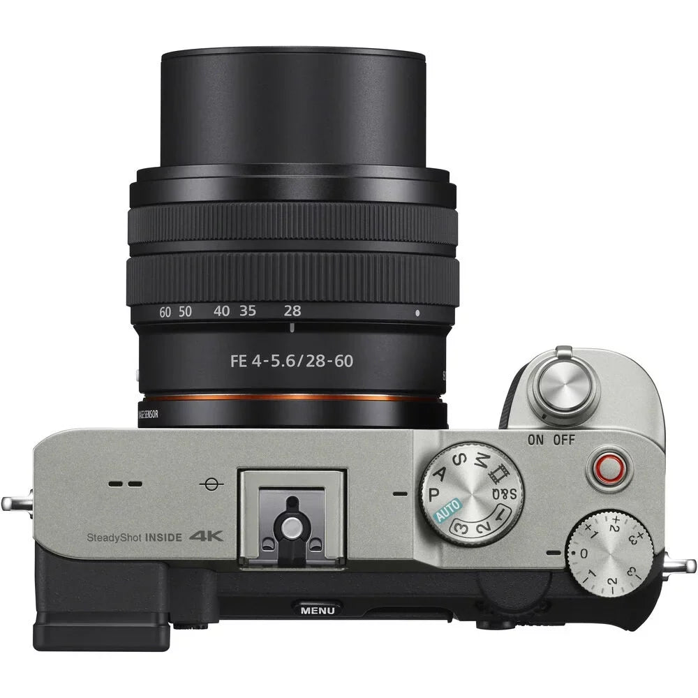 Silver a7C 28-60mm Camera Basic Mirrorless Bundle ILCE7CL/S W/ Alpha - Lens