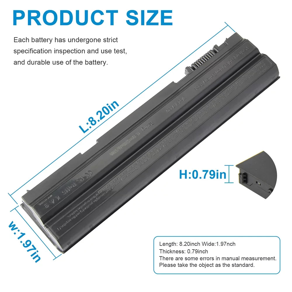 for E5530 E6420 E5520 E5430 ✅Battery E6430 Latitude T54FJ E5420 E6520 E6530